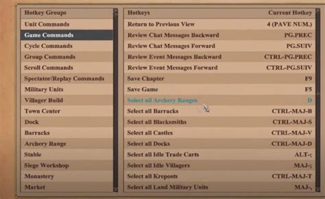 Controlling your army and Hotkeys .
